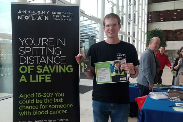 Anthony Nolan volunteer Peter Carr