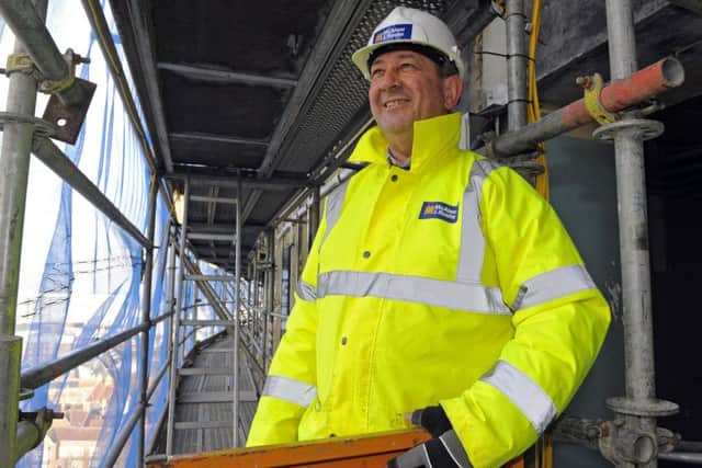 Project manager Eamonn Laverty  Picture: Malcolm Wells (170111-4819)