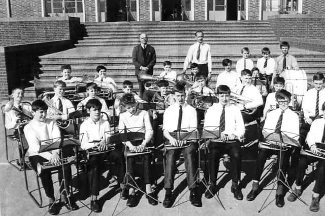 Paulsgrove Modern Boys' School band in 1966