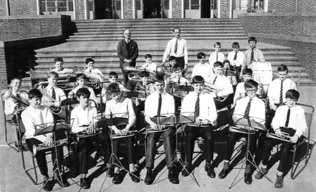 Paulsgrove Modern Boys' School band in 1966