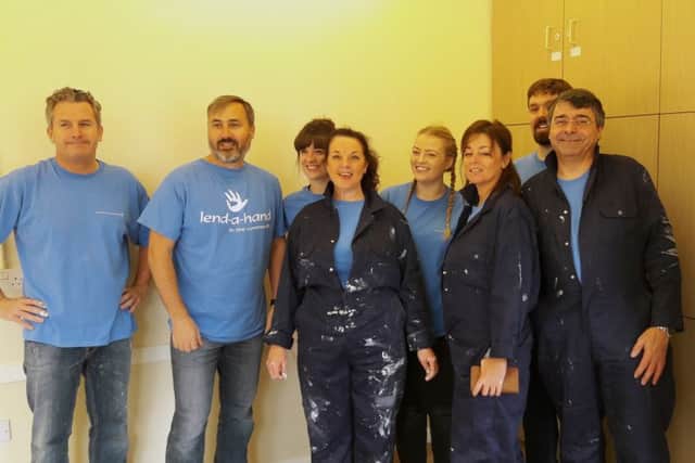 Lockheed Martin UK staff who redecorated Leigh Park Community Centre