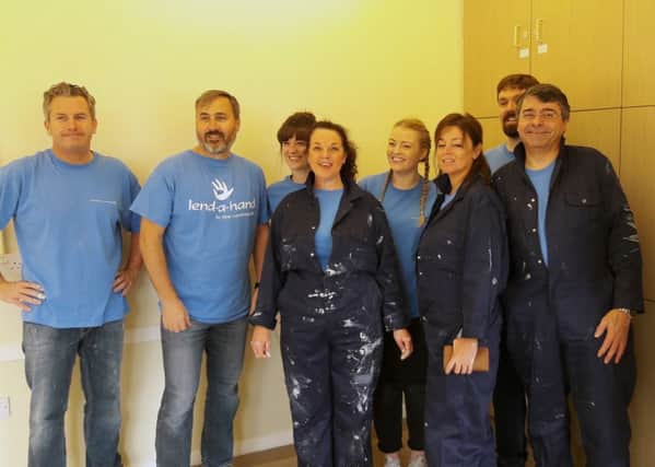 Lockheed Martin UK staff who redecorated Leigh Park Community Centre