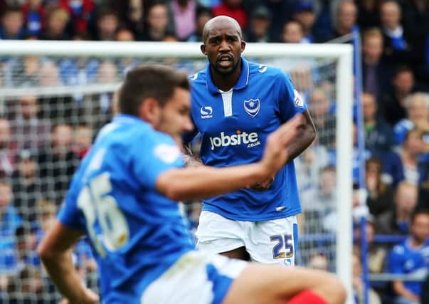 Midfielder Nigel Atangana made 38 appearances for Pompey after arriving from the Hawks in 2014 Pictures: Joe Pepler