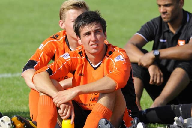 Curt Robbins scored on his Fareham debut in midweek   Picture: Malcolm Wells
