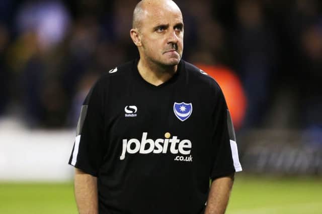 Pompey boss Paul Cook Picture: Joe Pepler