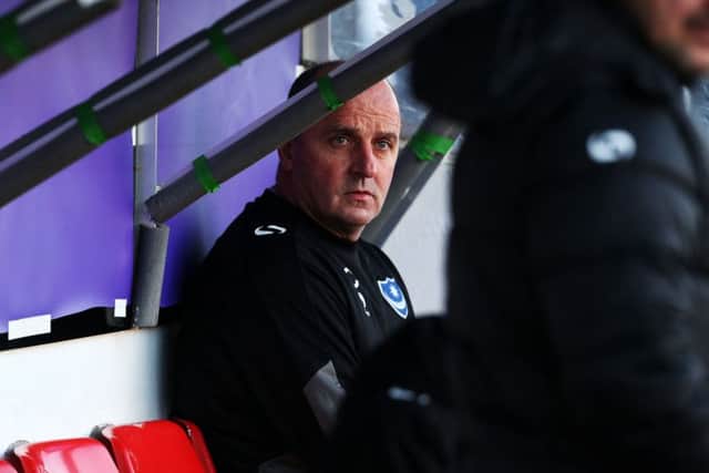 Pompey boss Paul Cook Picture: Joe Pepler