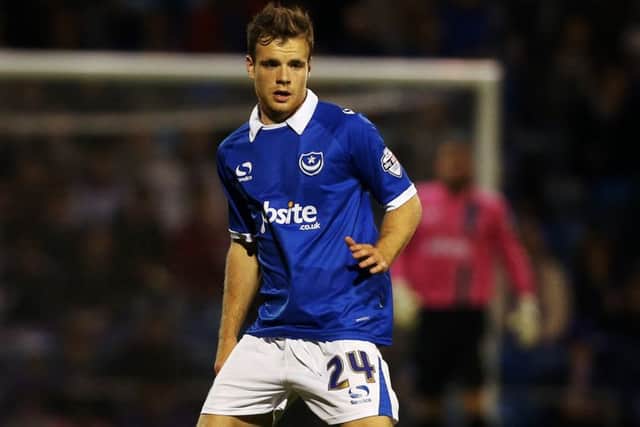 Petersfield midfielder Nick Awford is suspended Picture: Joe Pepler