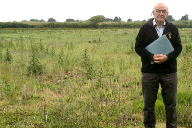 Martin Marks, Chairman of Lee Residents Association, campaigning against  development on the Daedalus site