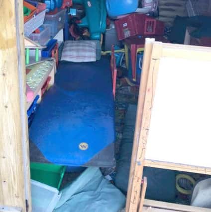 The shed at the YMCA Nursery was broken into