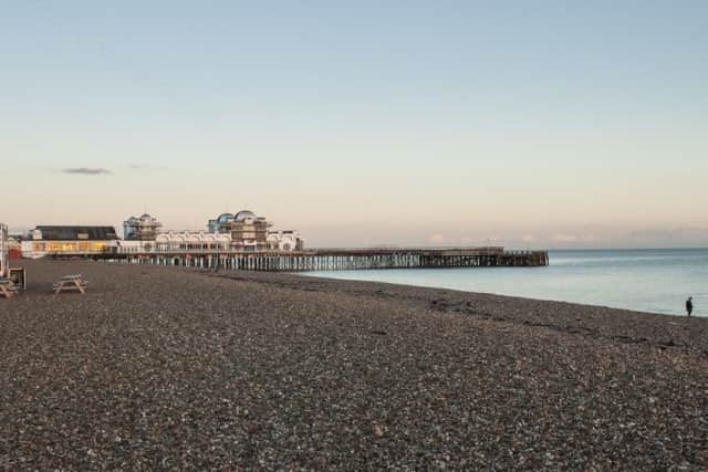 Southsea beach. Picture: César Moreno Huerta