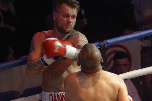 Danny Couzens in action against Istvan Orsos in December Picture: Neil Marshall
