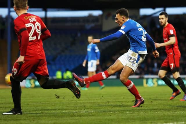 Pompey's Kal Naismith. Picture: Joe Pepler