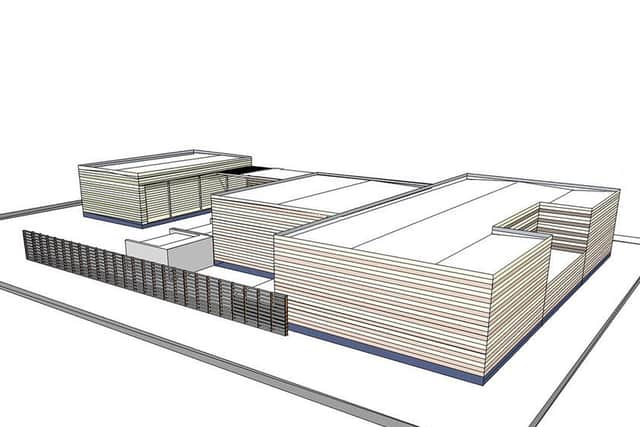 What the interconnector IFA2 site at Daedalus in Lee-on-the-Solent would look like