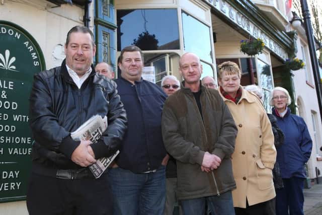 Some of the regulars aiming to take over The Eldon Arms