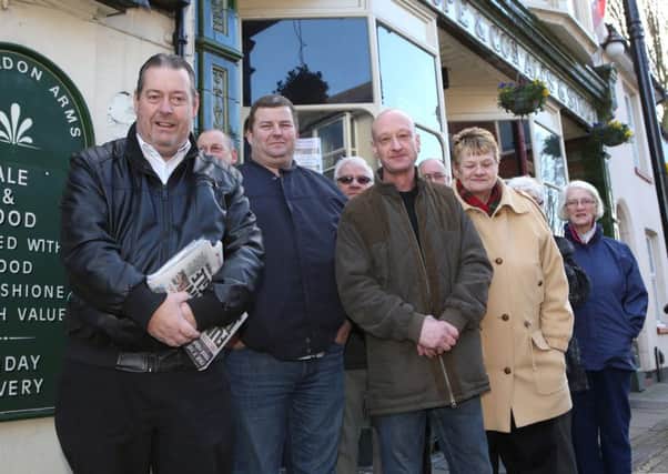 Some of the regulars aiming to take over The Eldon Arms