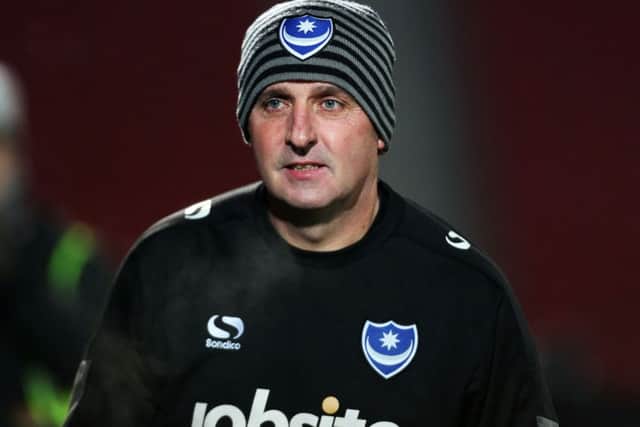 Pompey boss Paul Cook Picture: Joe Pepler