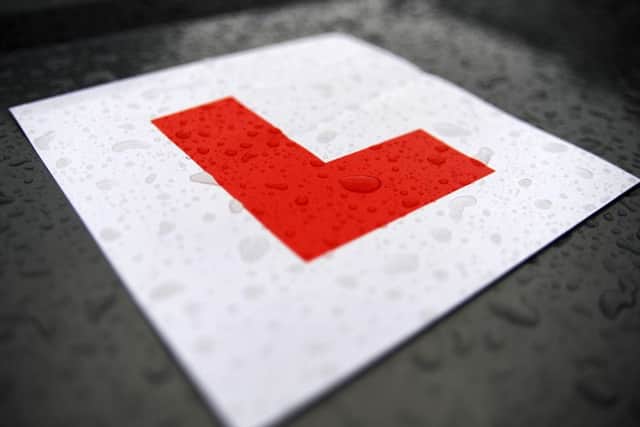 File photo of an L plate. Picture: PA Wire/Press Association Images