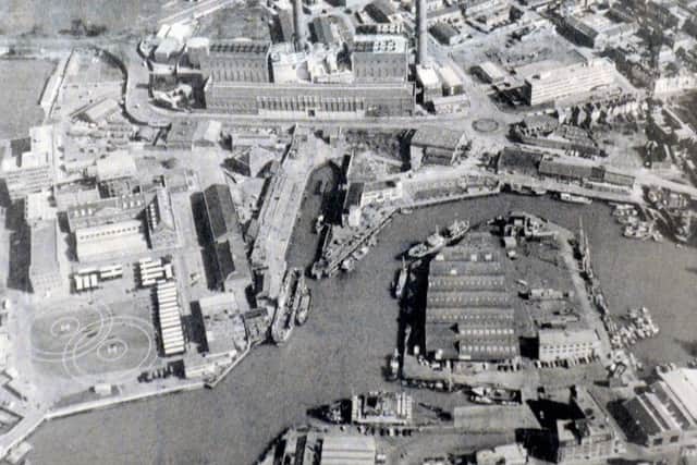 The 19th century dry dock was to be filled in. However, it would not be irretrievable for excavation (ABCDE PPP-171001-162351001)