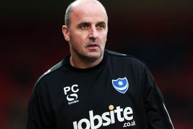 Pompey boss Paul Cook Picture: Joe Pepler