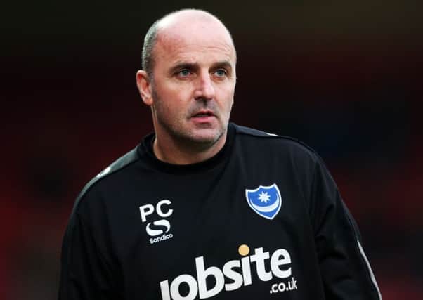 Pompey boss Paul Cook Picture: Joe Pepler