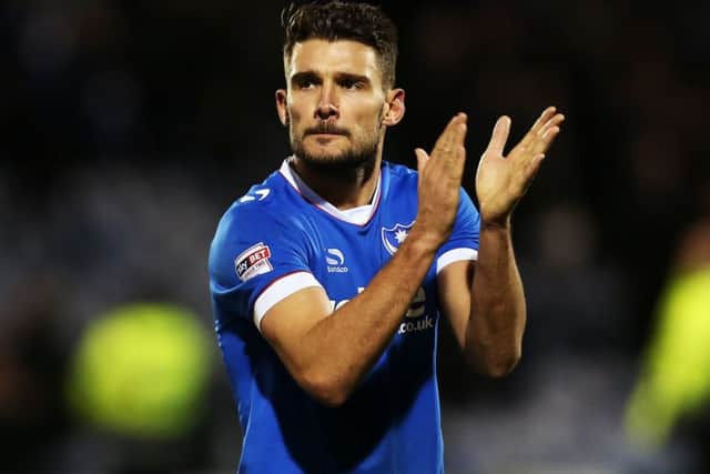 Pompey right-back Gareth Evans Picture: Joe Pepler