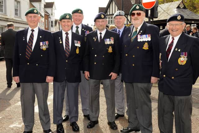 Veterans gather in Emsworth for the St George's Day parade last year
