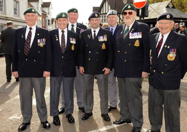 Veterans gather in Emsworth for the St George's Day parade last year