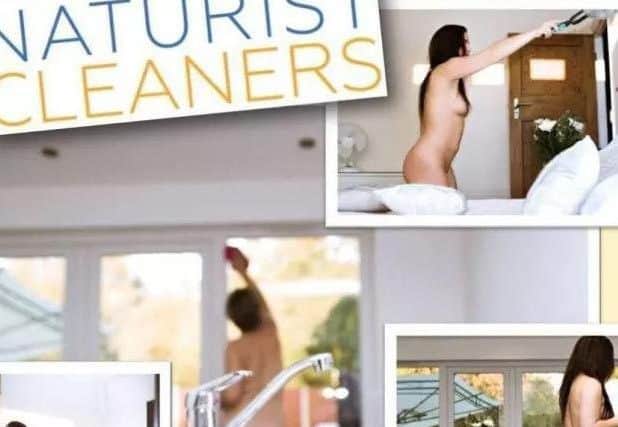 The advert for Naturist Cleaners. Photo: Facebook