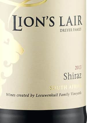 South Africa Lion's Lair Dreyer Family Shiraz