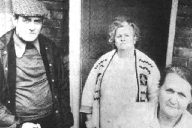 Life in a Portsmouth flat was a living hell for handicapped pensioners Mr and Mrs Ernest Parkin, pictured left and right, and some of their OAP neighbours