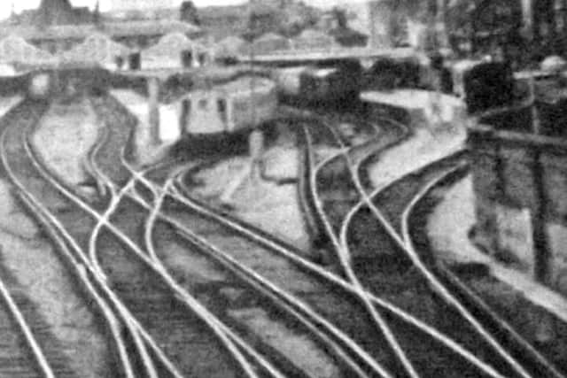Scene of the incident alongside the wall on the right