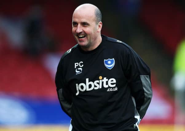 Pompey boss Paul Cook Picture: Paul Cook