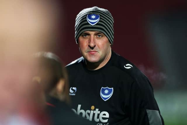 Pompey boss Paul Cook   Picture: Joe Pepler