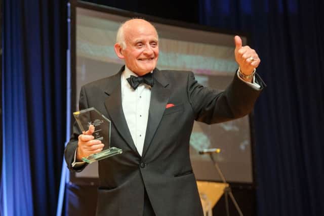 Lifetime Achievement, David Oliver. The News Business Excellence Awards 2016, hosted at The Guildhall, Portsmouth. Picture: Allan Hutchings (160145-707) PPP-160213-003143006