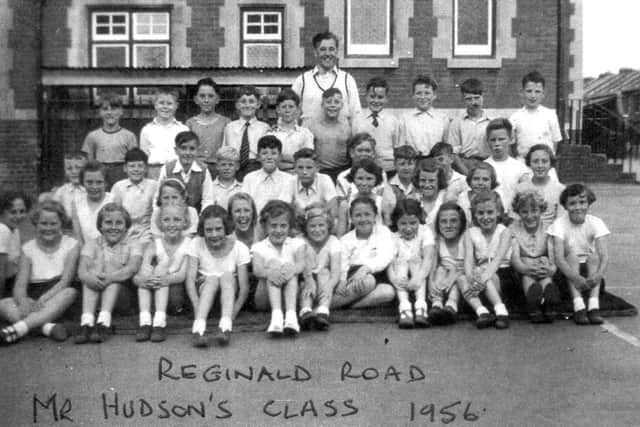The class of 1956 at Reginald Road School, Portsmouth