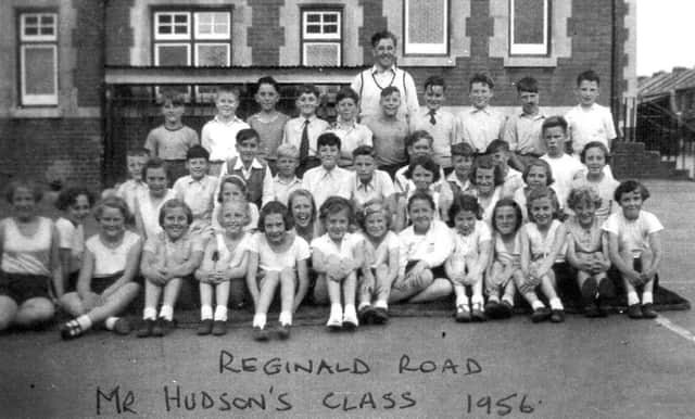 The class of 1956 at Reginald Road School, Portsmouth