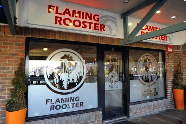 Flaming Rooster at Port Solent Picture: Malcolm Wells (170120-5189)