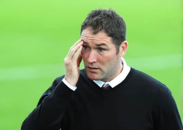 Hawks boss Lee Bradbury was sent to the stands Picture: Paul Jacobs