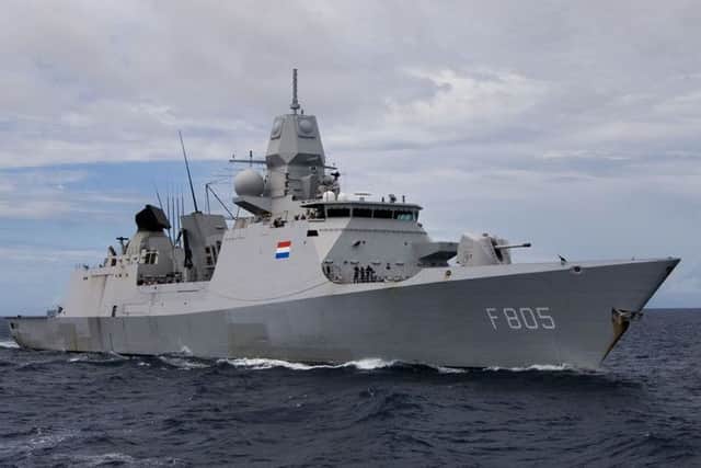 The Dutch frigate Evertsen