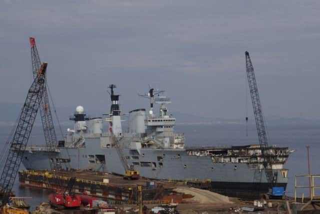 The former HMS Illustrious in Turkey Picture: Steve Hale