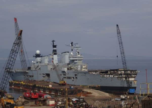 The former HMS Illustrious in Turkey Picture: Steve Hale