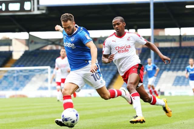 Milan Lalkovic believes Pompey can get promotion this season. Picture: Joe Pepler
