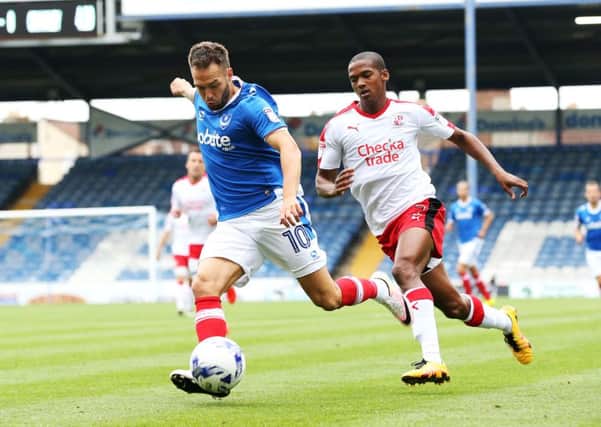 Milan Lalkovic believes Pompey can get promotion this season. Picture: Joe Pepler