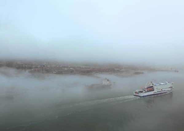 A foggy Gosport seen from the Spinnaker Tower this month Picture: Habibur Rahman/Hisandherstory.co.uk
