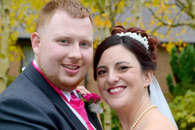 Sabrina & Eddie Thomas got married at Holiday Inn Fareham in November 2016. Picture: Mark Robbins Photography