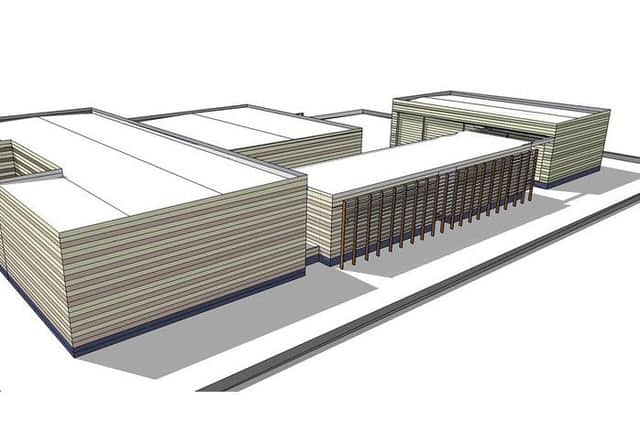 What the interconnector IFA2 site at Daedalus in Lee-on-the-Solent would look like