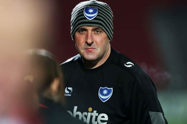 Pompey boss Paul Cook Picture: Joe Pepler
