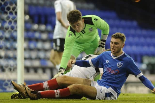 Pompey Academy striker Harvey Bradbury