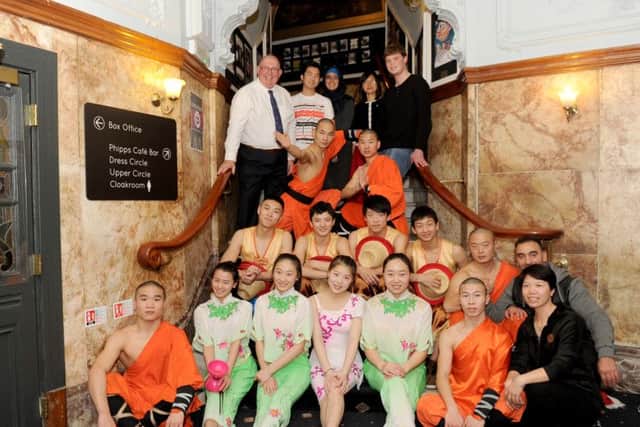 Portsmouth College students meet cast members from the Chinese State Circus