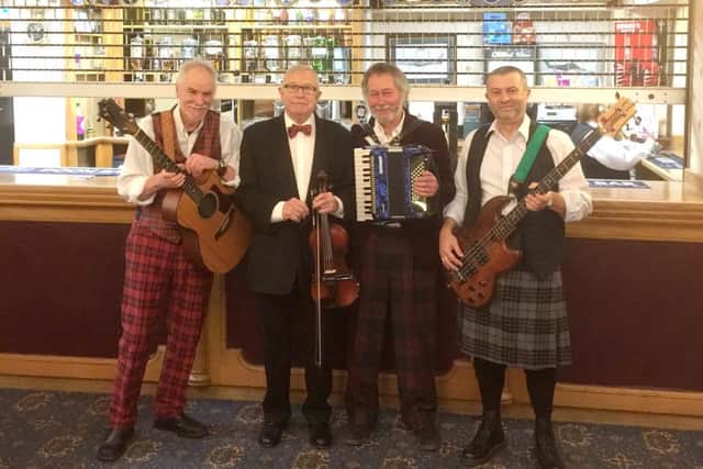 Squinty McGinty had great fun at a Burnss Night party